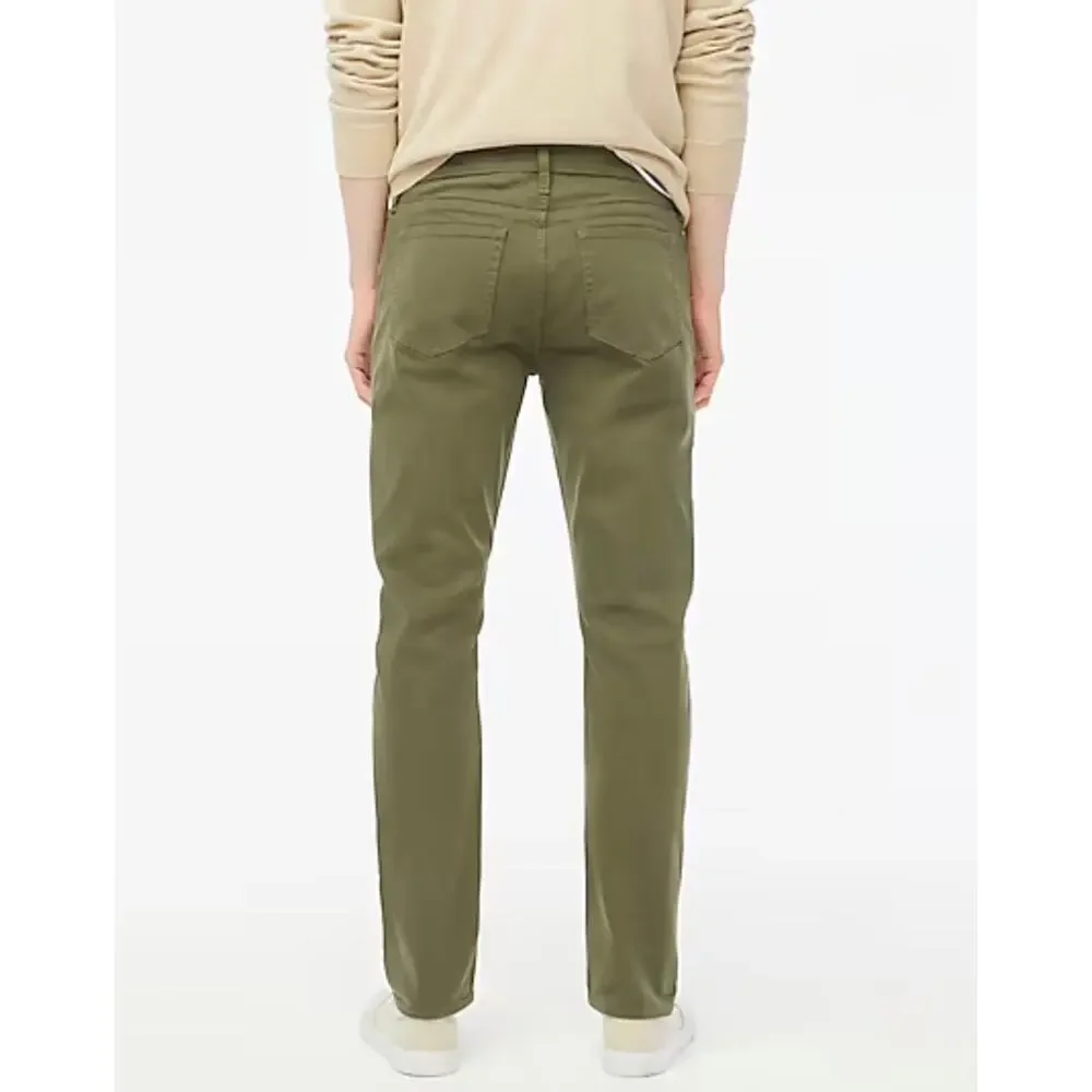J. Crew Straight Fit Garment-Dyed Five-Pocket Pant Vintage Laurel Size 33/32 NWT